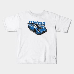 Blue Ultima GTR Supercar Kids T-Shirt